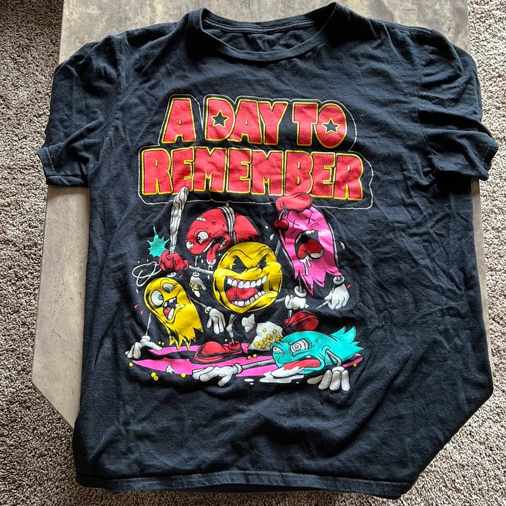 A Day to Remember Pac Man shirt